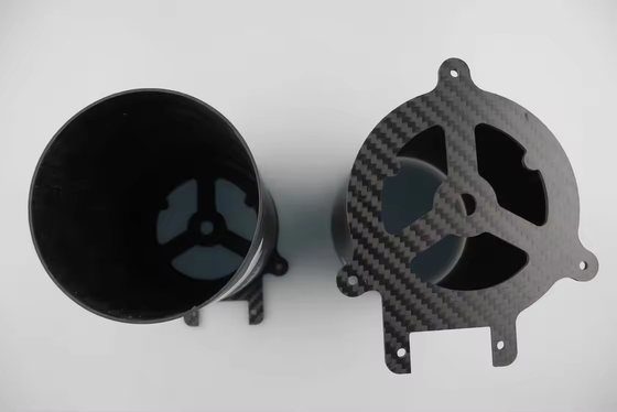 High Precision Custom Made Carbon Fiber Plate CNC Cutting Parts 3k 100% Composite Materials