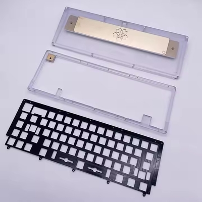 Custom CNC mechanical aluminum 6061 6063 keyboard case anodized finish bottom top CNC Mechanical Keyboard plate