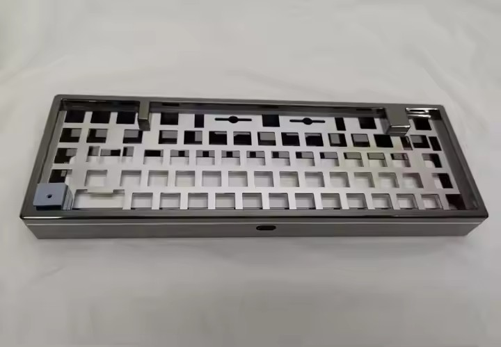 Customized Mechanical Keyboard Housing CNC Machining Metal Case Aluminum Anodized for 60% 75% Mechanical Keyboard Plate